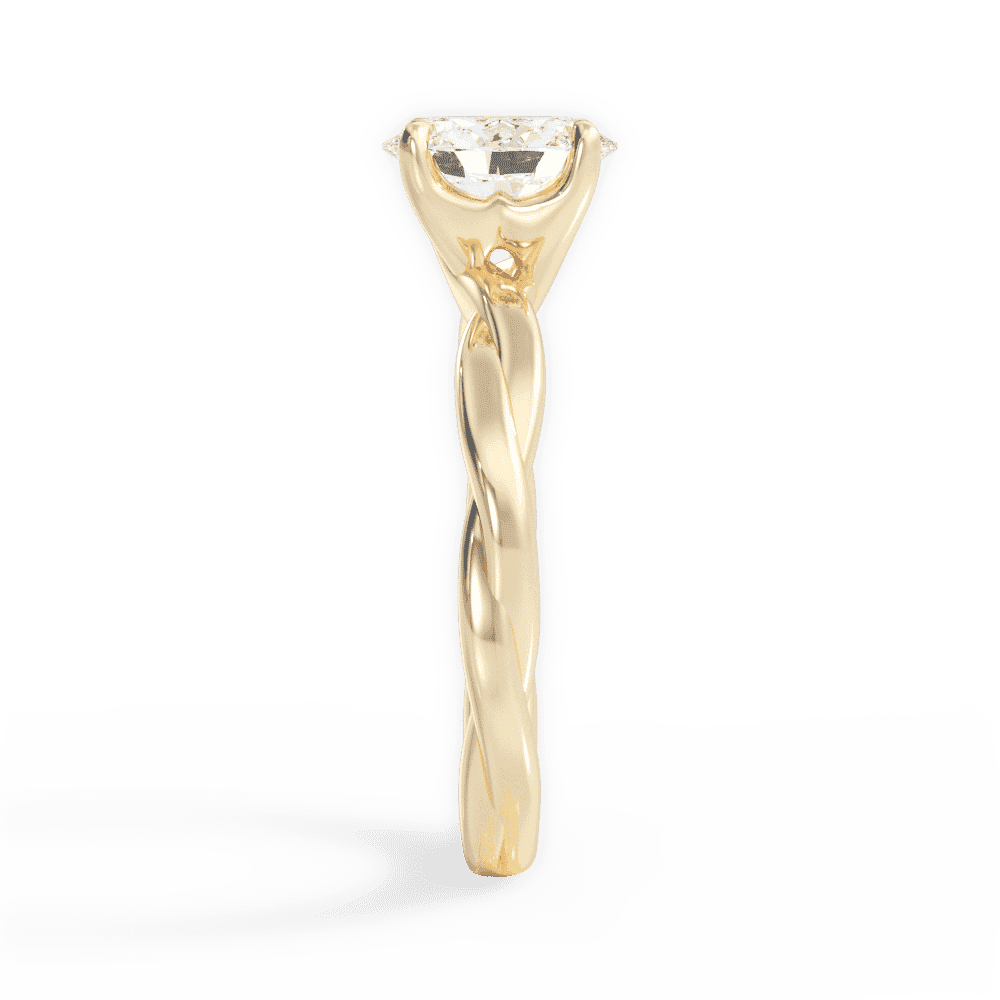 14kt Yellow Gold/18kt Yellow Gold/oval/perspective