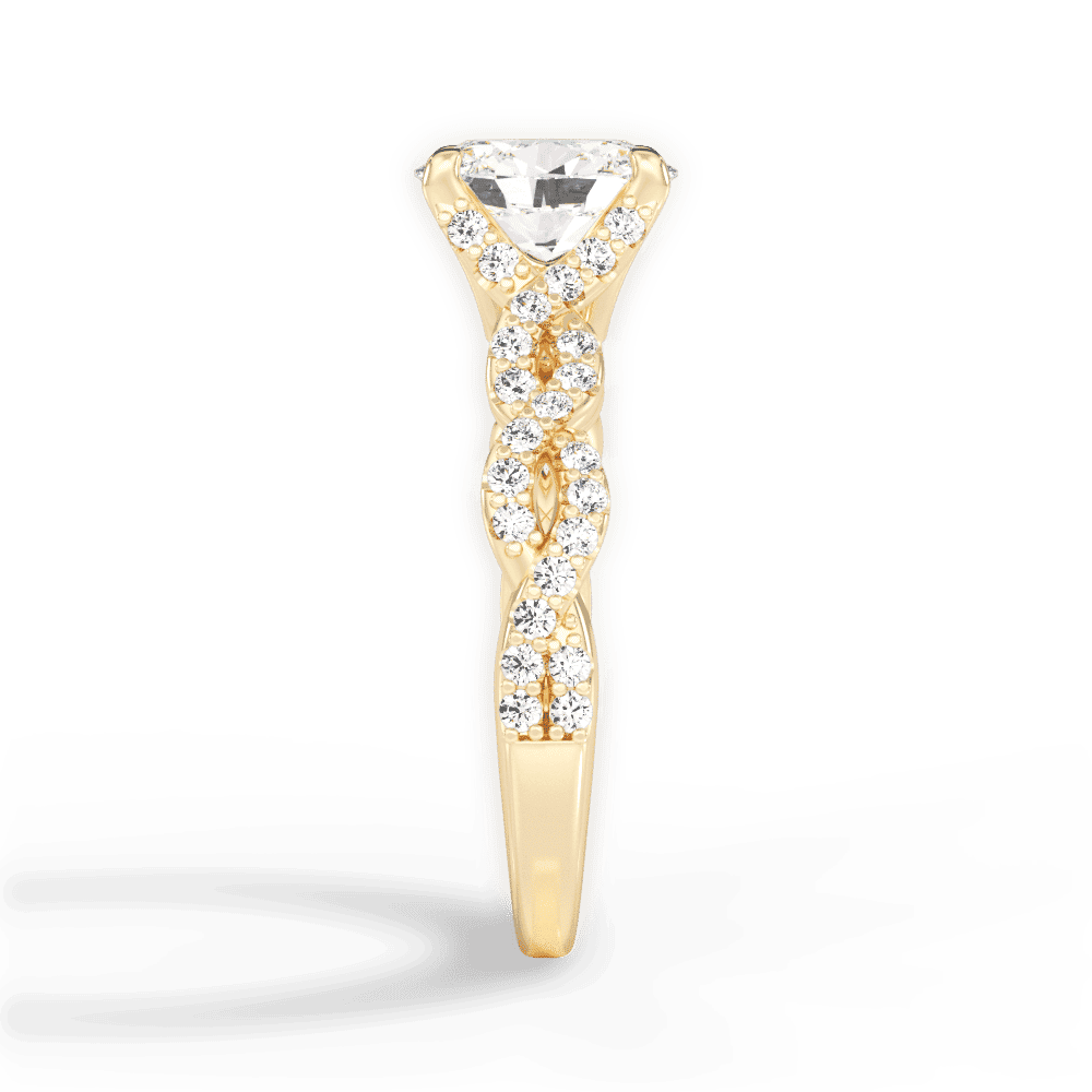 14kt Yellow Gold/18kt Yellow Gold/oval/perspective