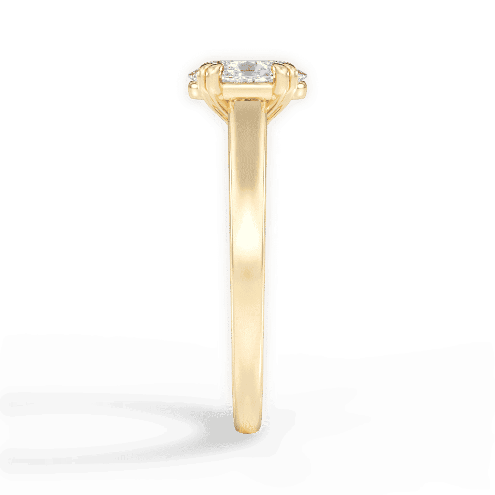 14kt Yellow Gold/18kt Yellow Gold/oval/perspective