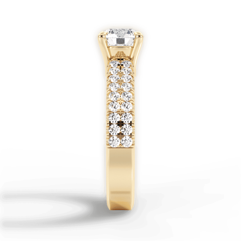 14kt Yellow Gold/18kt Yellow Gold/round/perspective