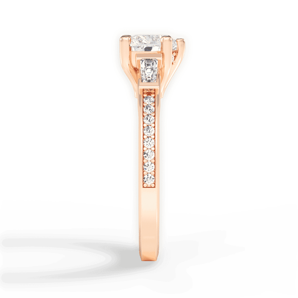 14kt Rose Gold/18kt Rose Gold/heart/perspective