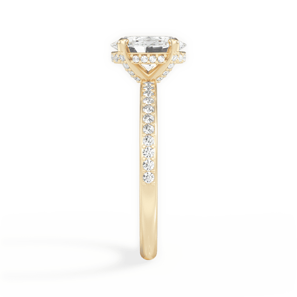 14kt Yellow Gold/18kt Yellow Gold/oval/perspective