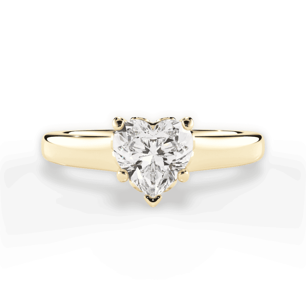 14kt Yellow Gold/18kt Yellow Gold/heart/top