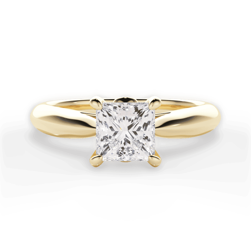 14kt Yellow Gold/18kt Yellow Gold/princess/top