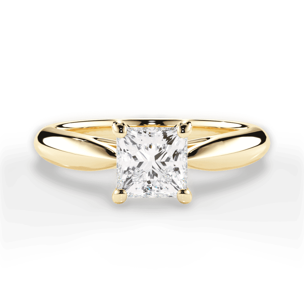 14kt Yellow Gold/18kt Yellow Gold/princess/top