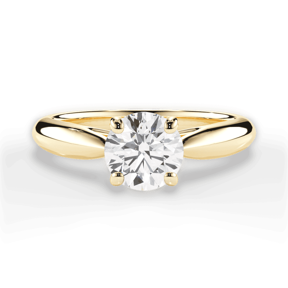 14kt Yellow Gold/18kt Yellow Gold/round/top