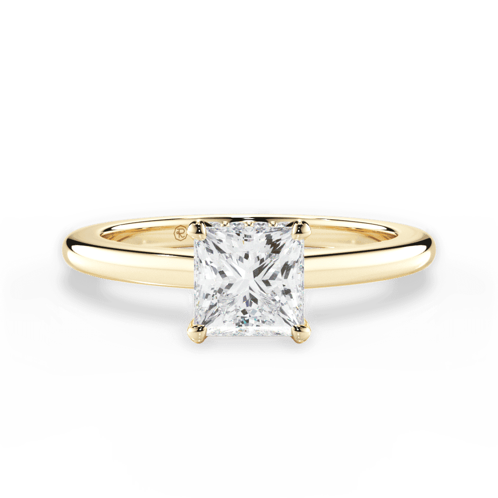 14kt Yellow Gold/18kt Yellow Gold/princess/top