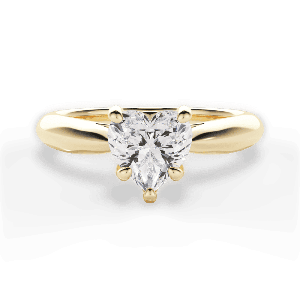 14kt Yellow Gold/18kt Yellow Gold/heart/top