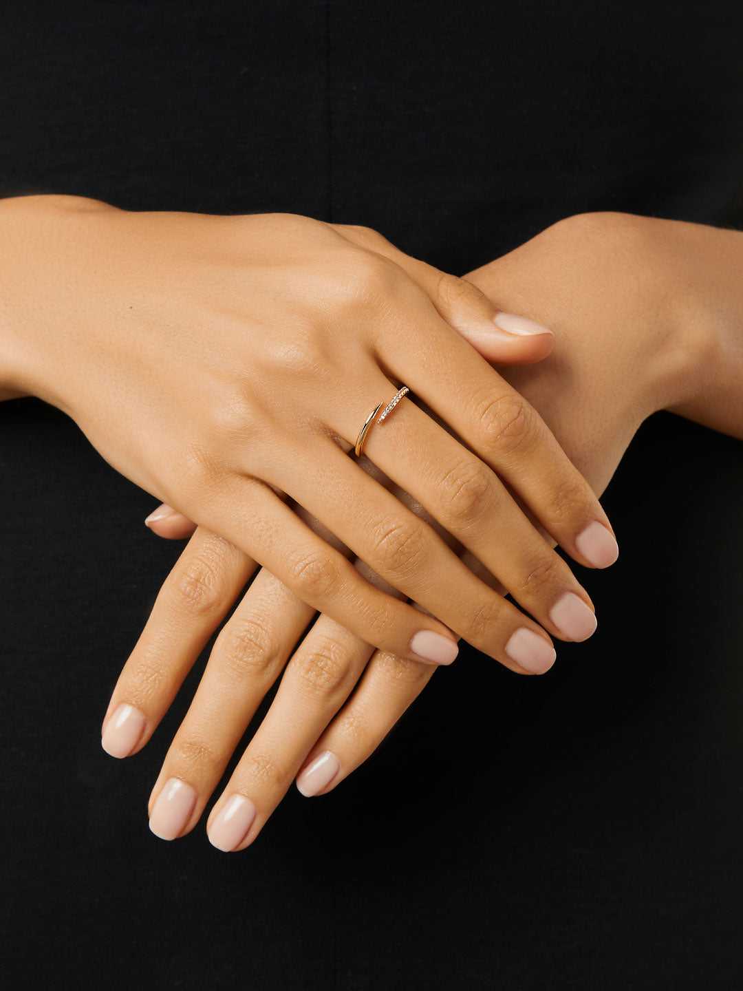 14kt yellow gold plated/6/7/8/front