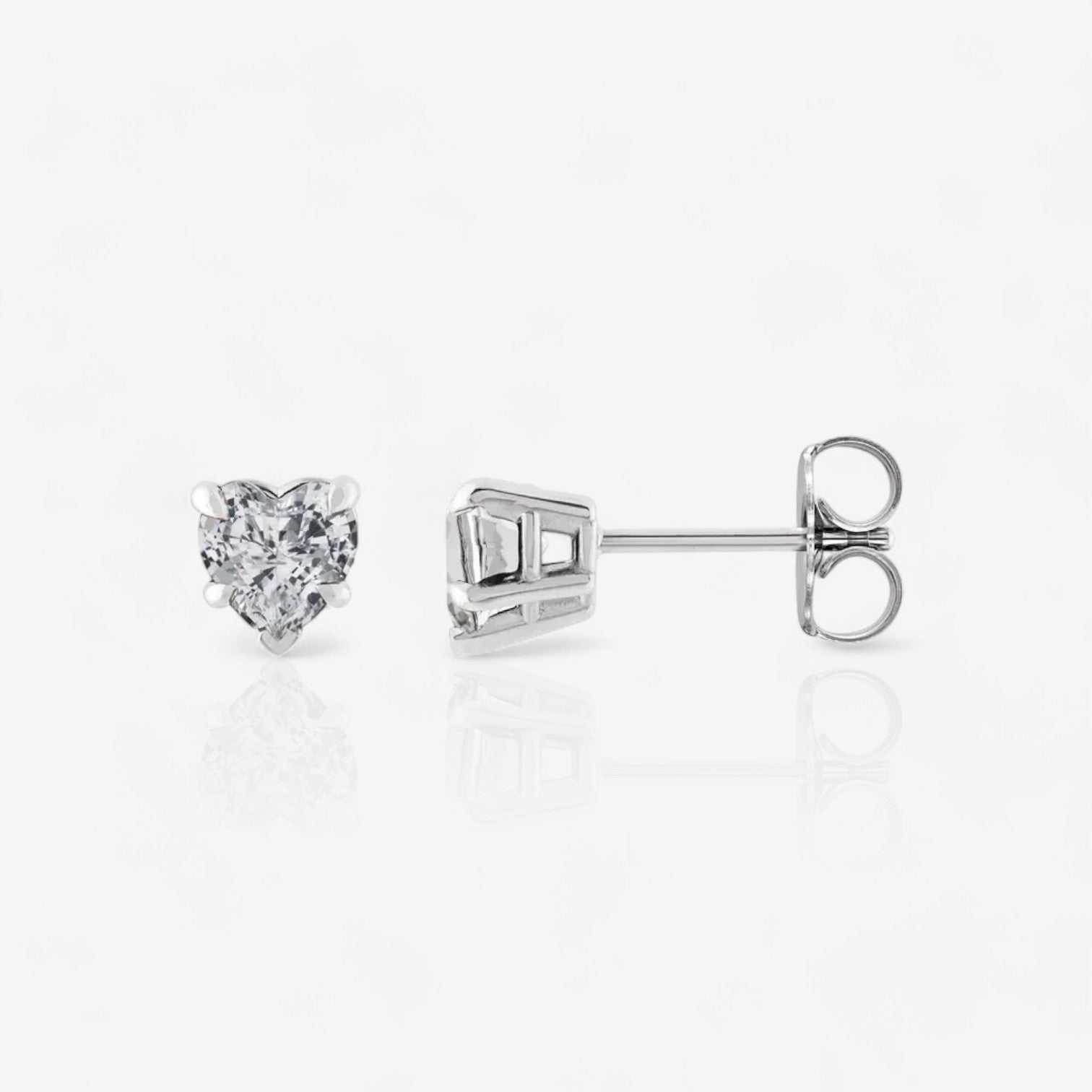 14kt white gold/18kt white gold/platinum/push-back/screw-back/jumbo-back/side