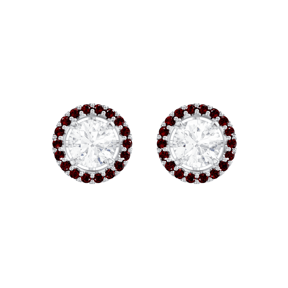14kt white gold/18kt white gold/platinum/Fits 1.00 CTW Round Four-Prong Studs/Fits 1.50 CTW Round Four-Prong Studs/Fits 2.00 CTW Round Four-Prong Studs/Fits 3.00 CTW Round Four-Prong Studs/Fits 4.00 CTW Round Four-Prong Studs/hover