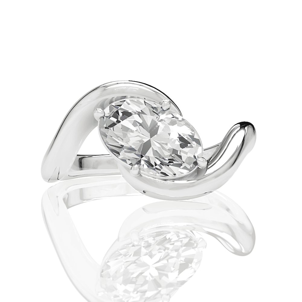 14kt white gold/18kt white gold/platinum/oval/top sku 1OZ1285