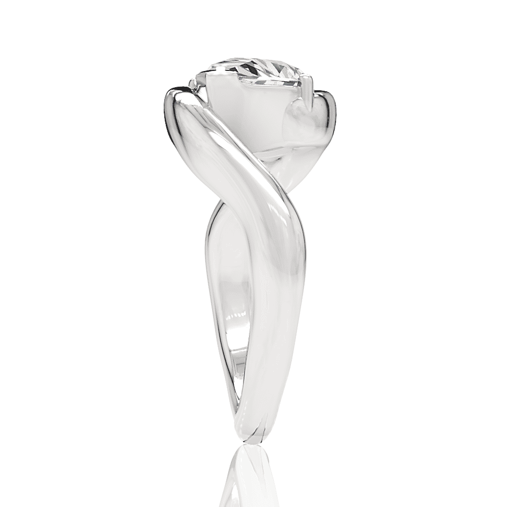 14kt white gold/18kt white gold/platinum/pear/perspective