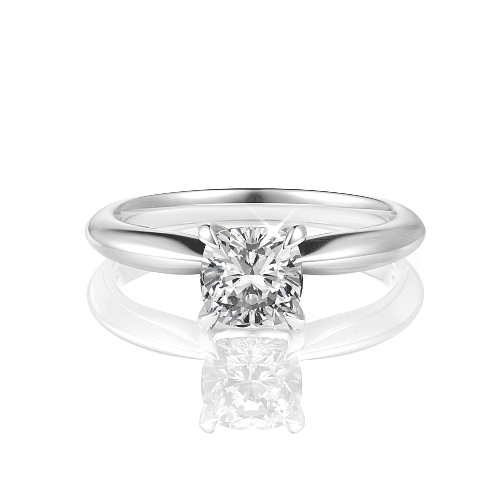 14kt white gold/18kt white gold/platinum/cushion/top sku 1CUZ1417-4