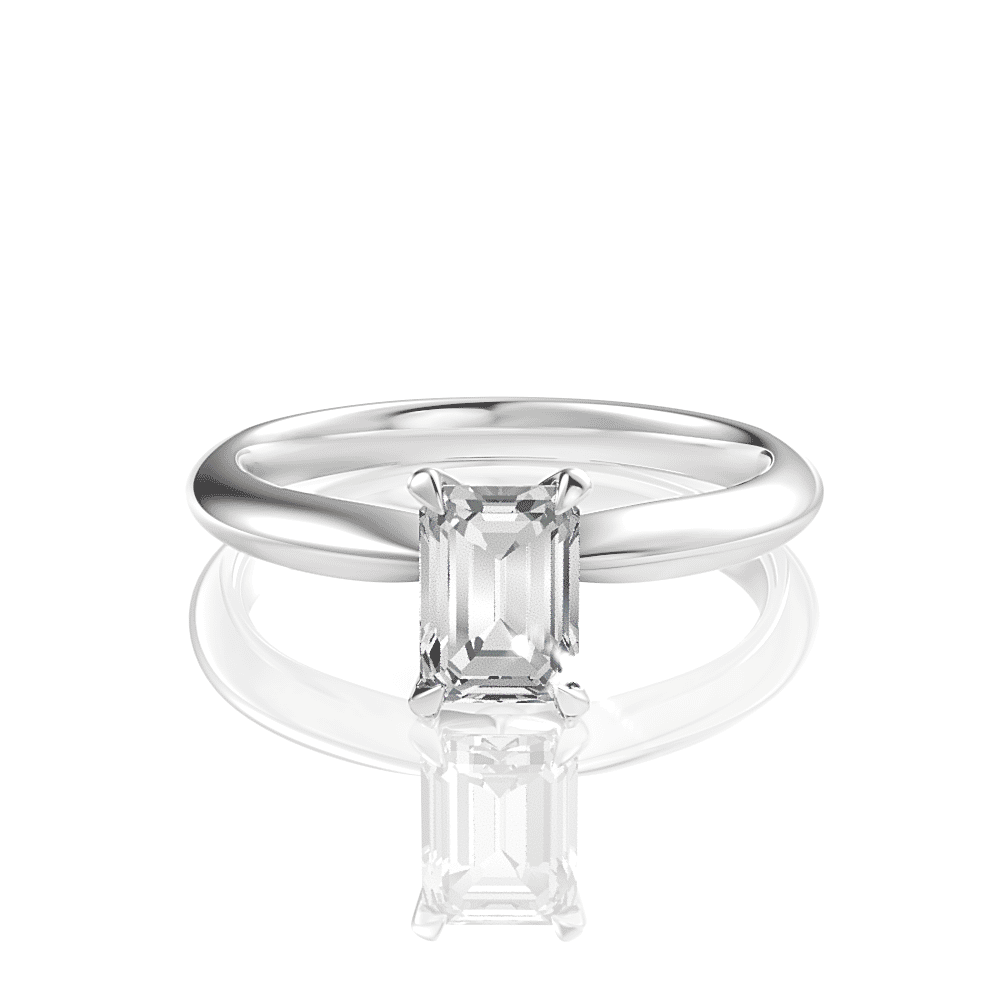 14kt white gold/18kt white gold/platinum/emerald/top sku 1ECZ1417-4