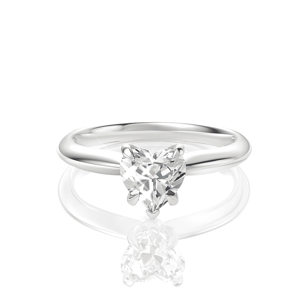 14kt white gold/18kt white gold/platinum/heart/top sku 1HZ1417-4