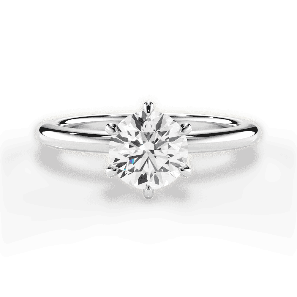 14kt white gold/18kt white gold/platinum/round/top sku 1RZ1419-6
