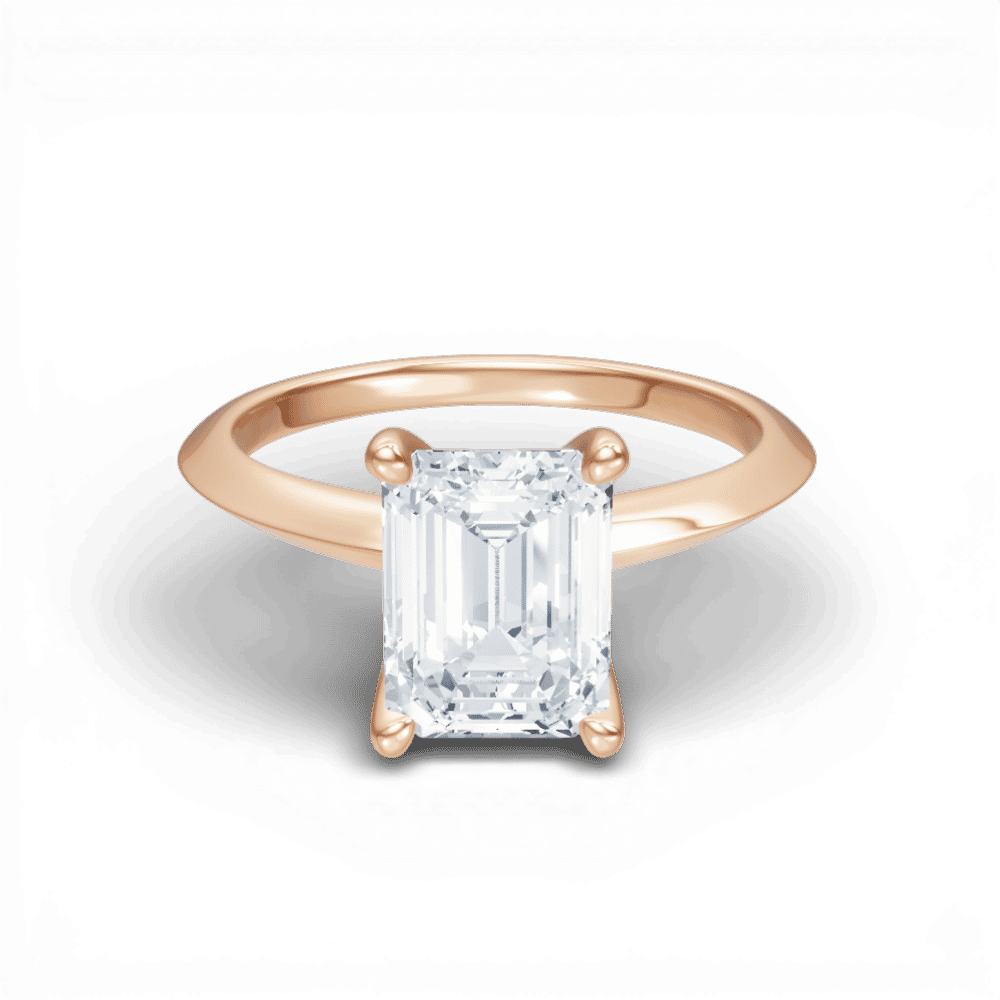 18kt rose gold/emerald/top sku 1ECZ1025