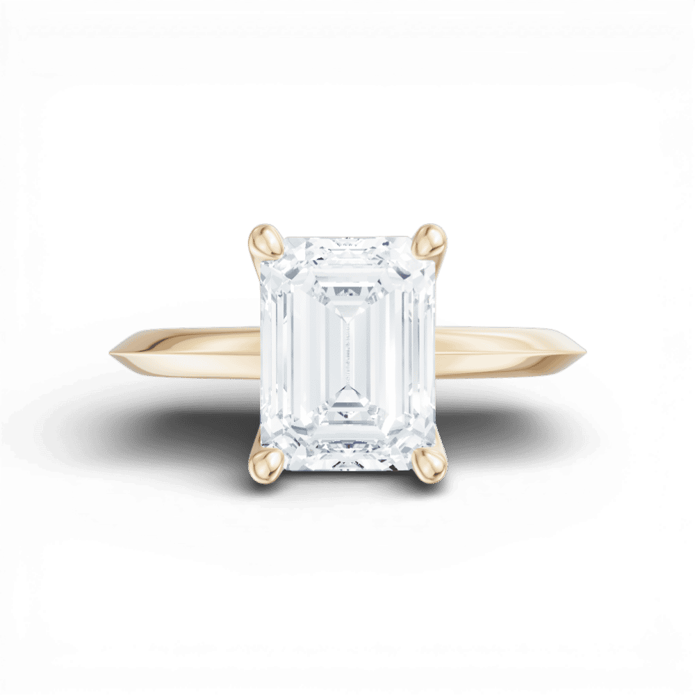 14kt yellow gold/18kt yellow gold/emerald/model