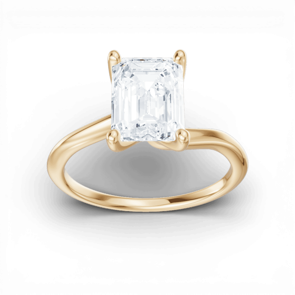 14kt yellow gold/18kt yellow gold/emerald/measurements