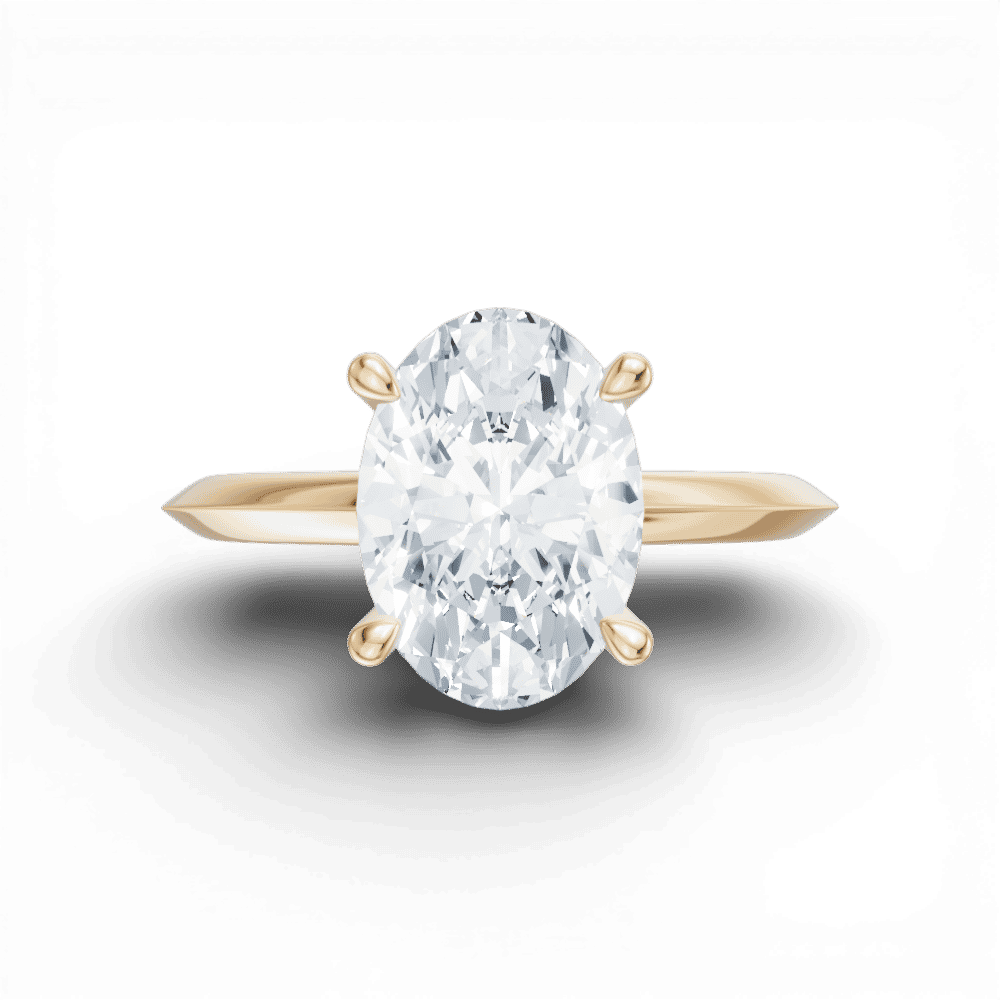 14kt yellow gold/18kt yellow gold/oval/model