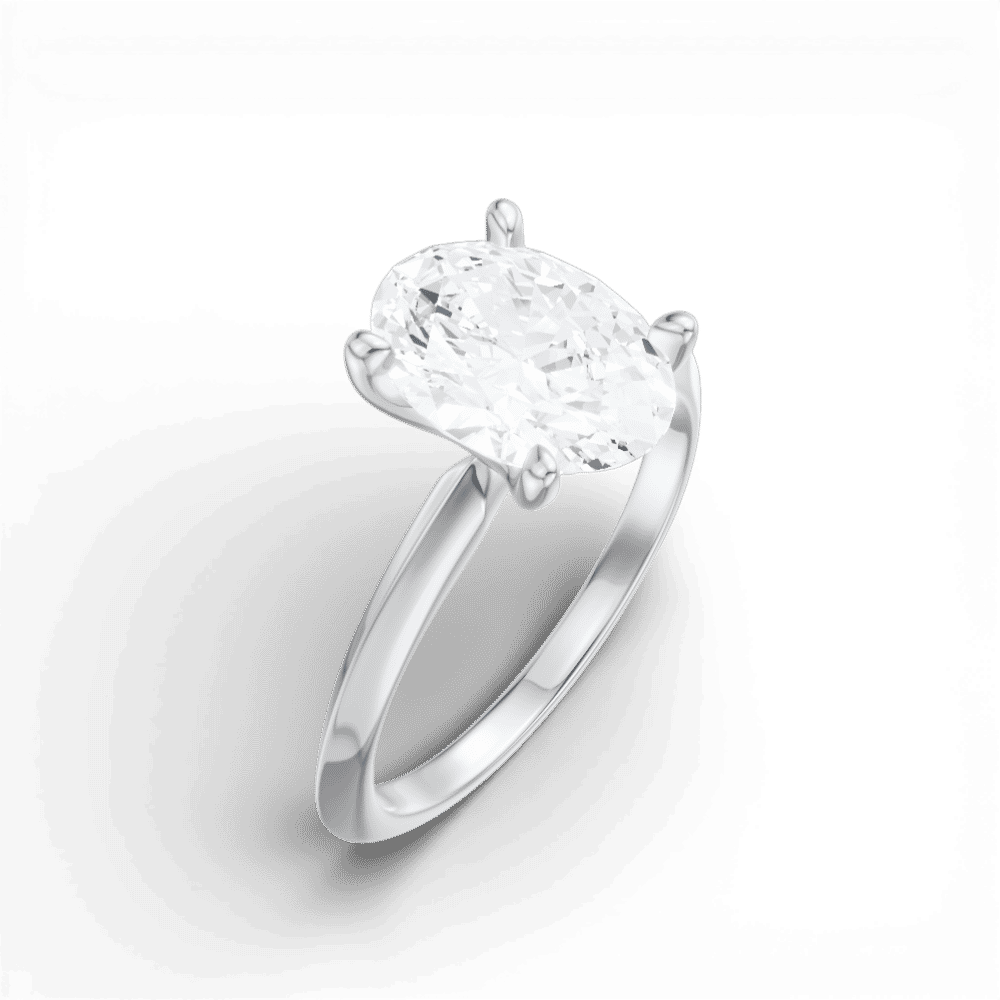 14kt white gold/18kt white gold/platinum/oval/perspective