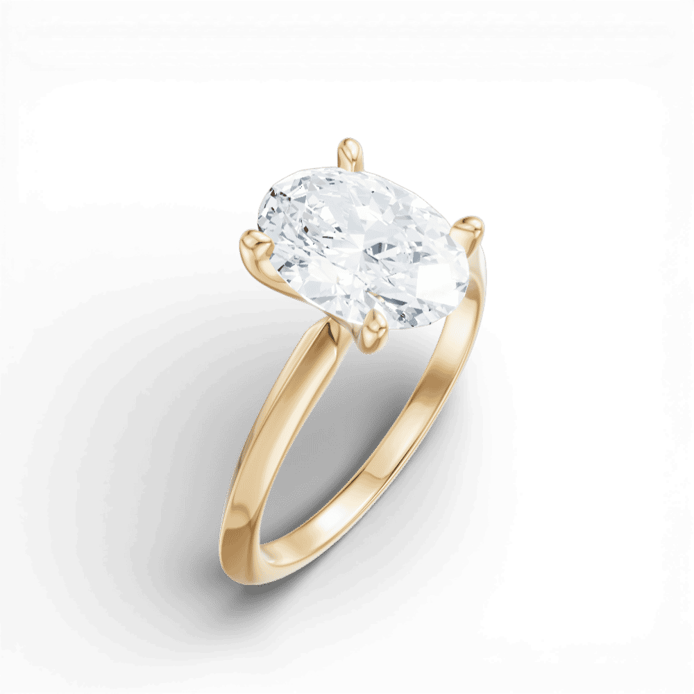 14kt yellow gold/18kt yellow gold/oval/perspective