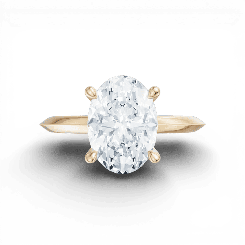 14kt yellow gold/18kt yellow gold/oval/model