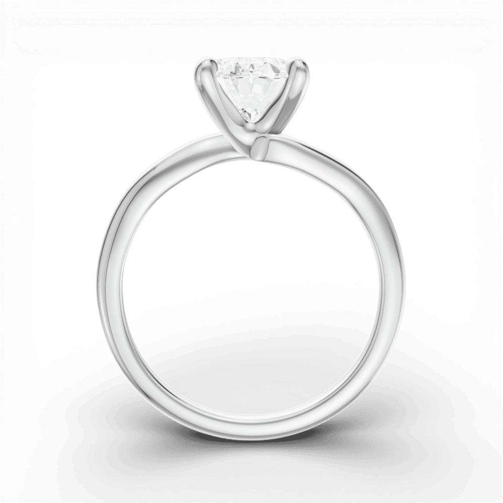 14kt white gold/18kt white gold/platinum/oval/front