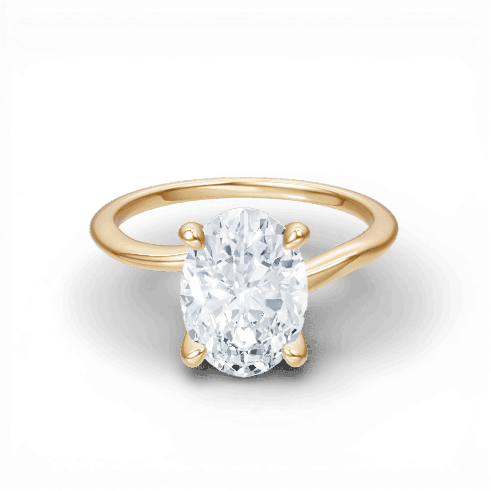 14kt yellow gold/18kt yellow gold/oval/top