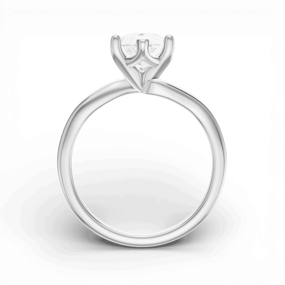 14kt white gold/18kt white gold/platinum/pear/front