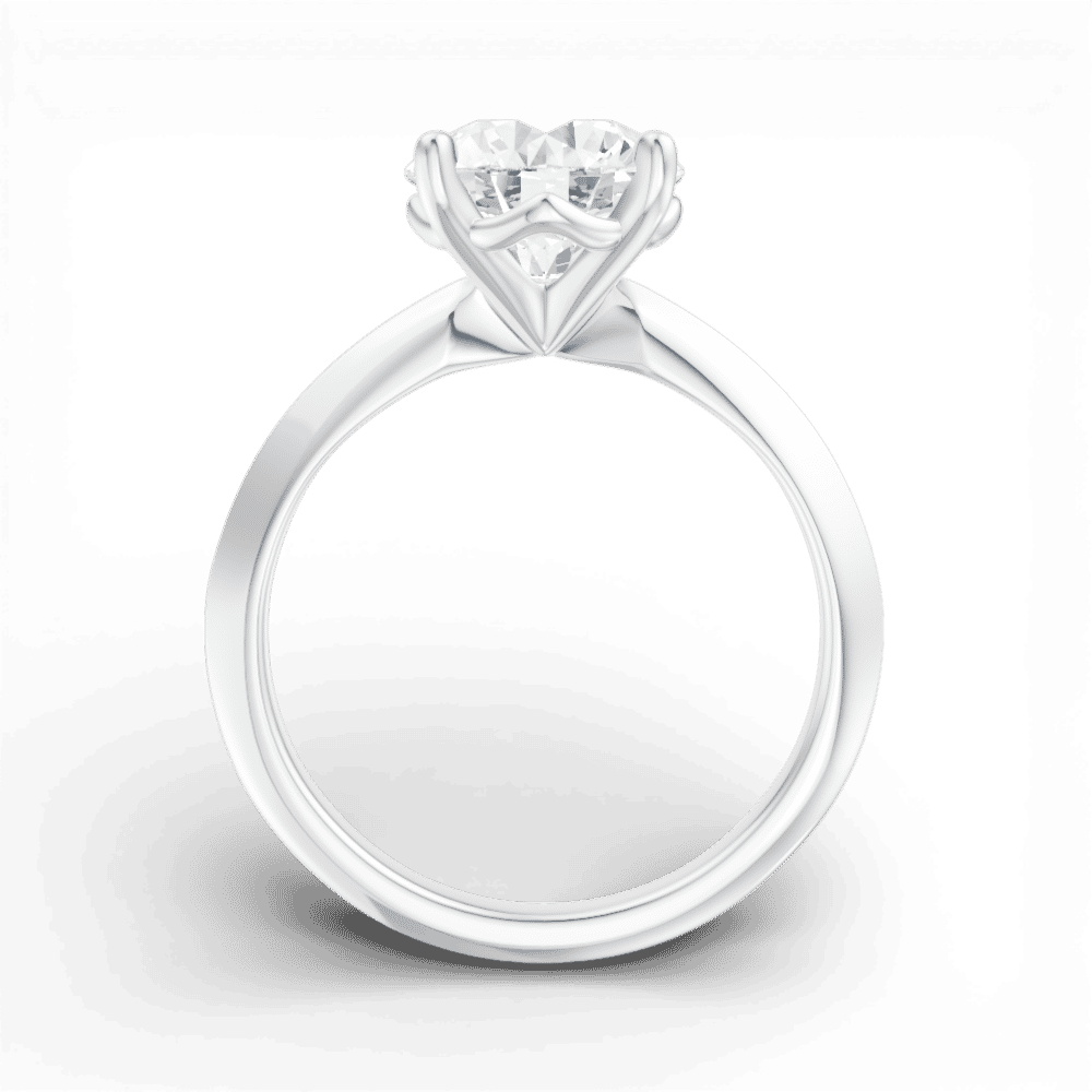 14kt white gold/18kt white gold/platinum/round/front