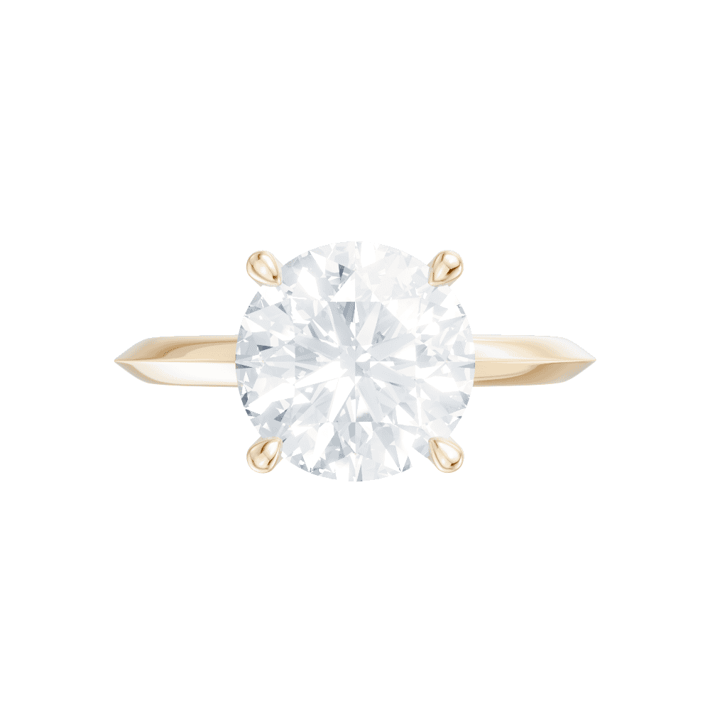 14kt yellow gold/18kt yellow gold/round/model