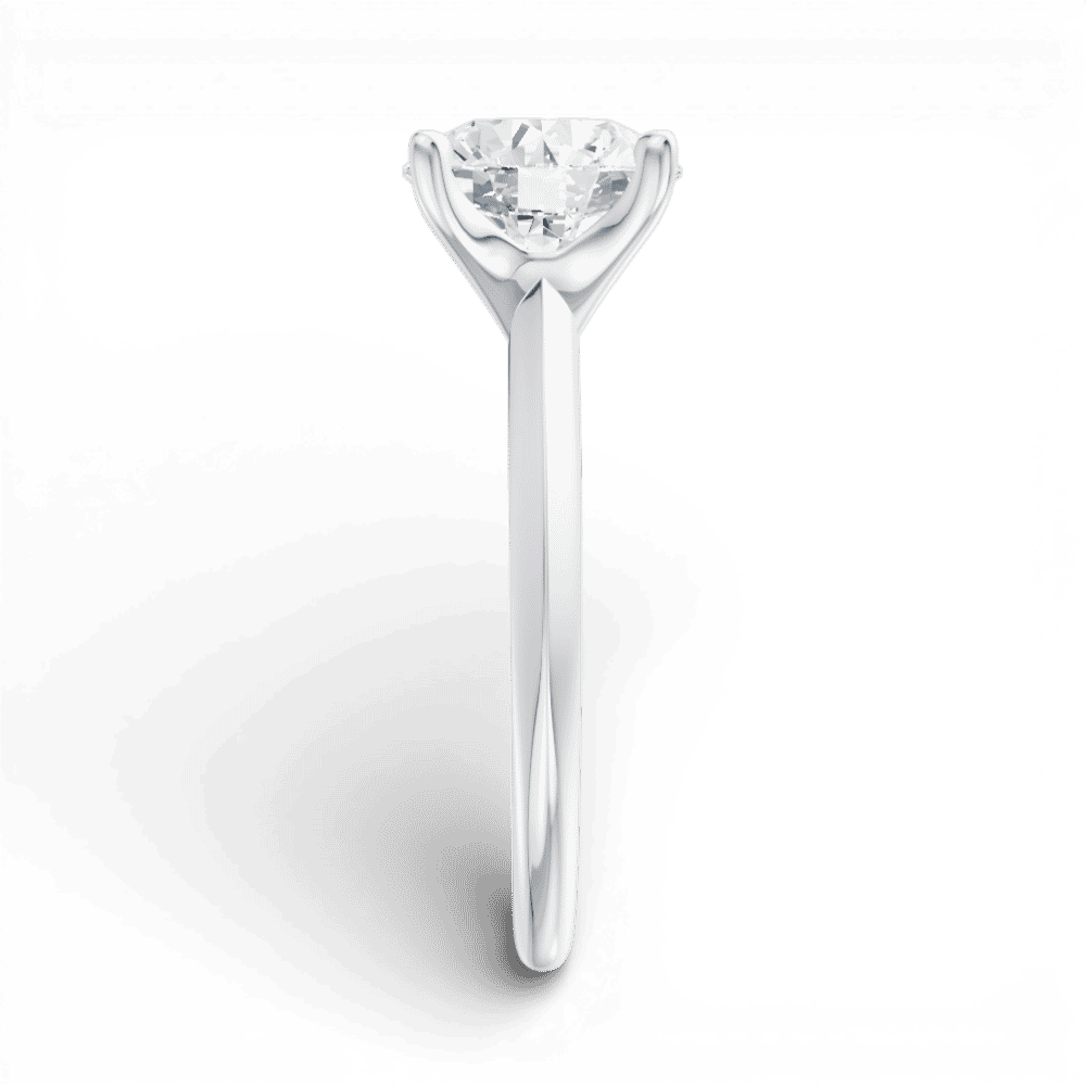 14kt white gold/18kt white gold/platinum/round/side