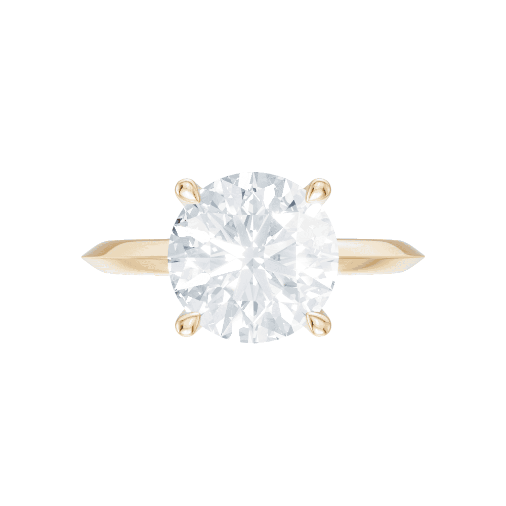 14kt yellow gold/18kt yellow gold/round/model