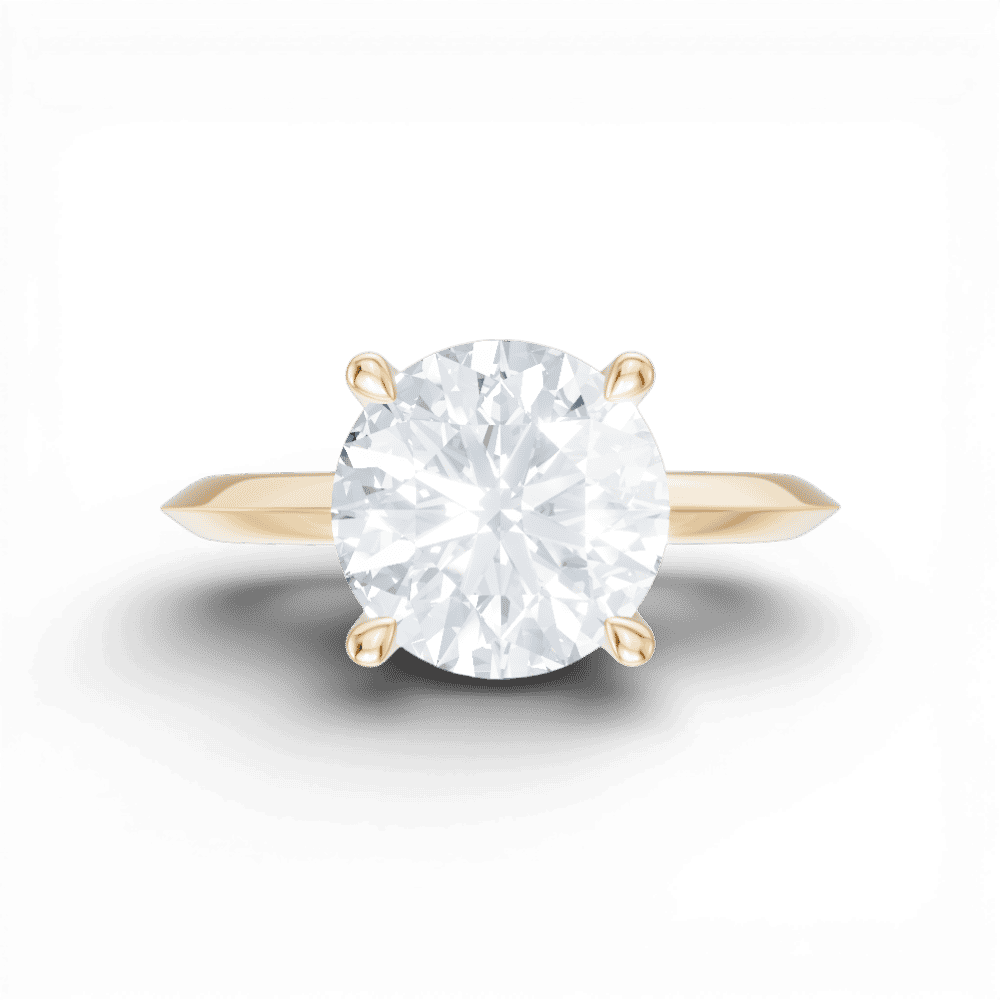 14kt yellow gold/18kt yellow gold/round/model