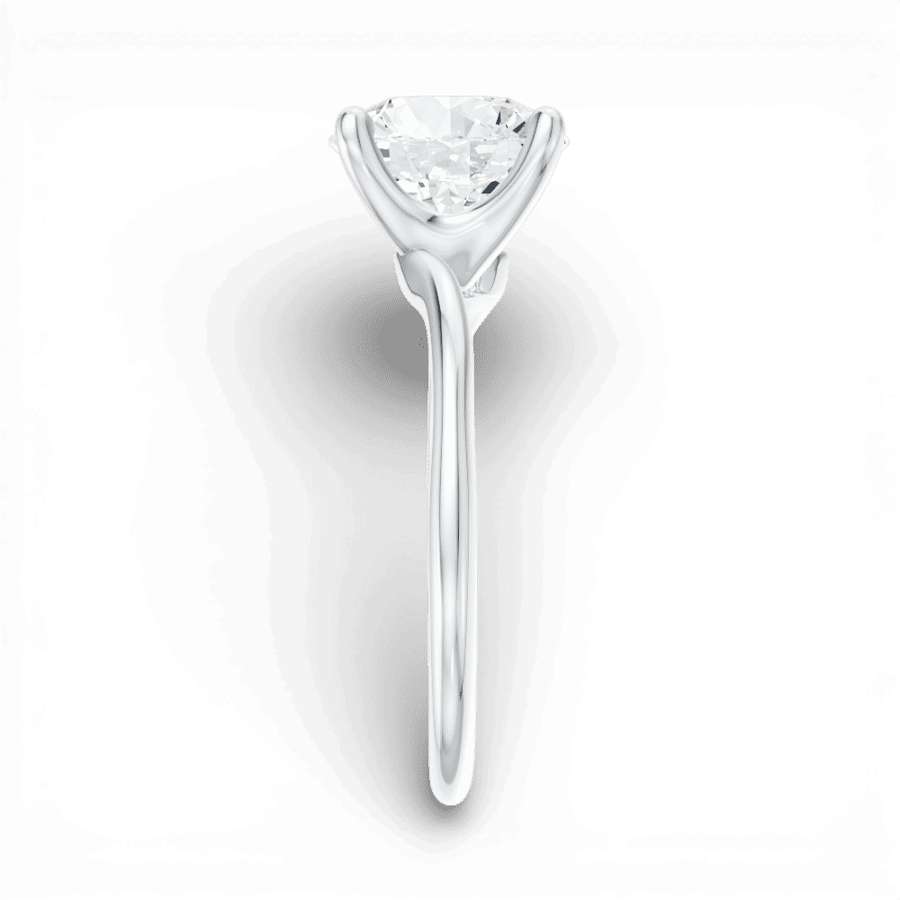 14kt white gold/18kt white gold/platinum/round/side