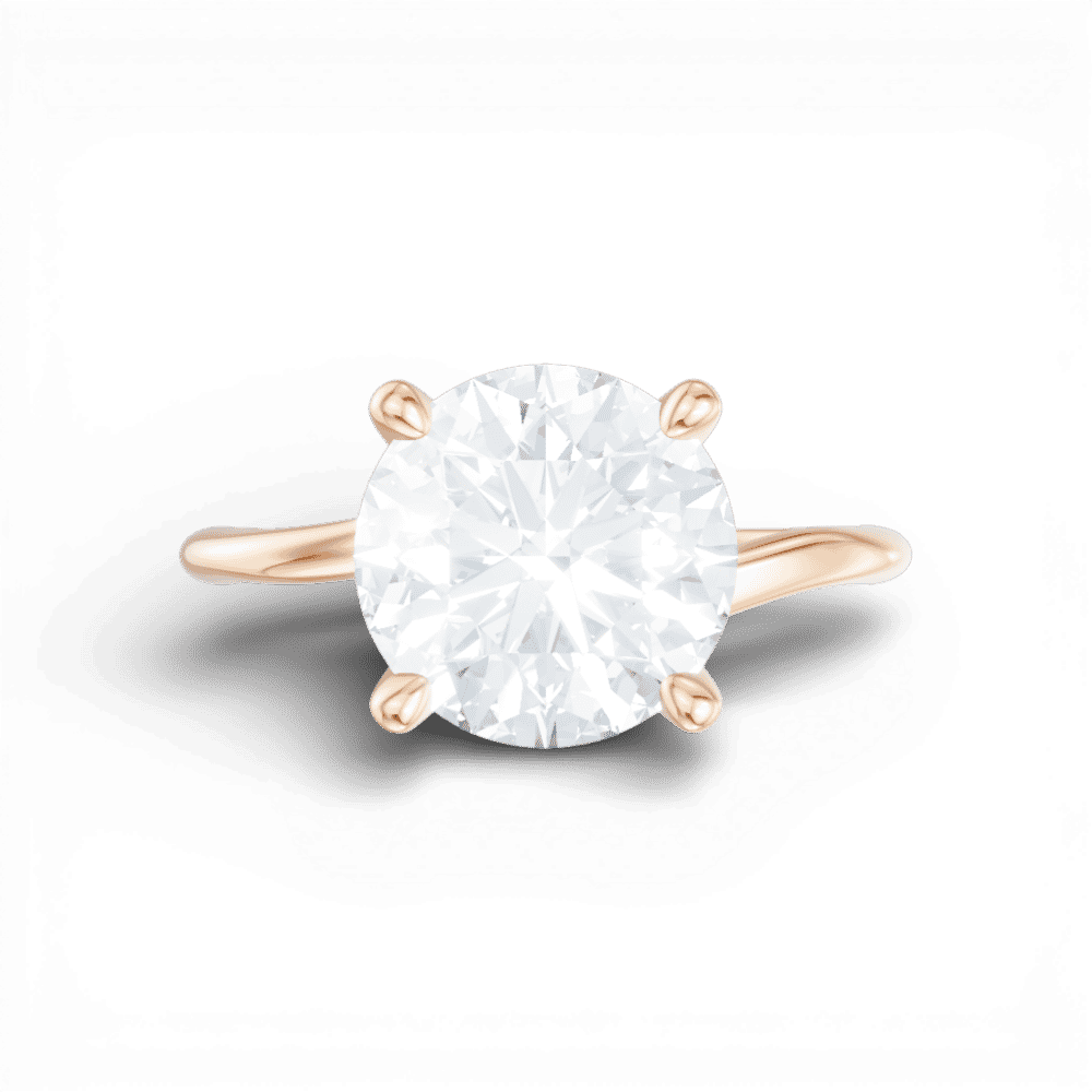 18kt rose gold/round/model