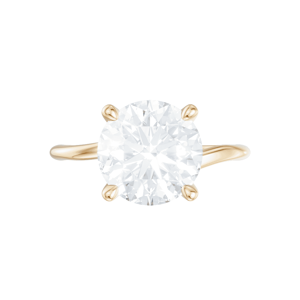 14kt yellow gold/18kt yellow gold/round/model