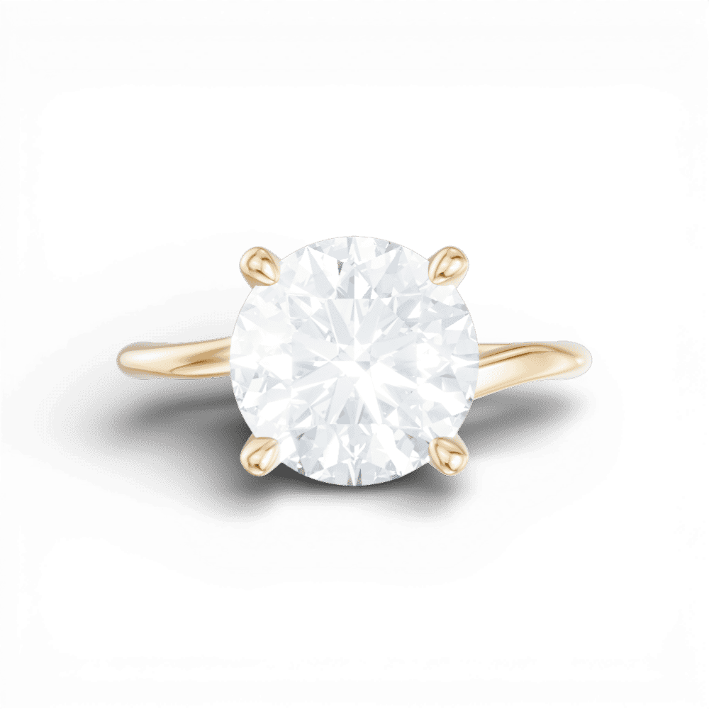 14kt yellow gold/18kt yellow gold/round/model