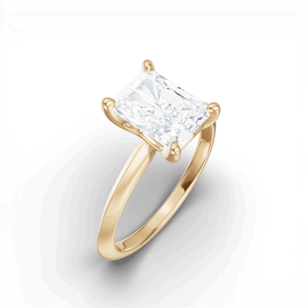 14kt yellow gold/18kt yellow gold/radiant/perspective