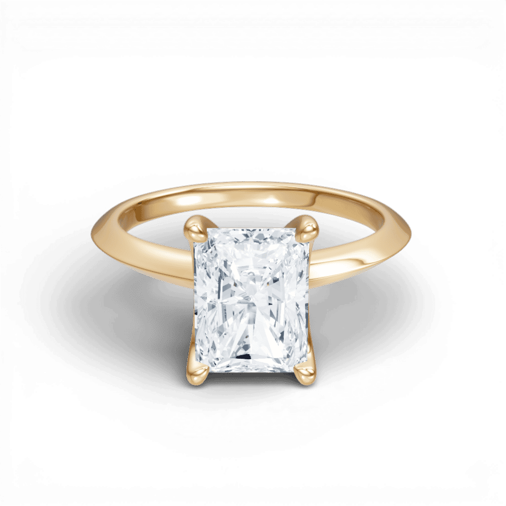 14kt yellow gold/18kt yellow gold/radiant/top