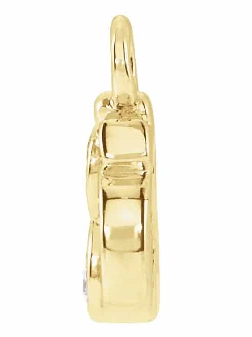 14kt yellow gold/front