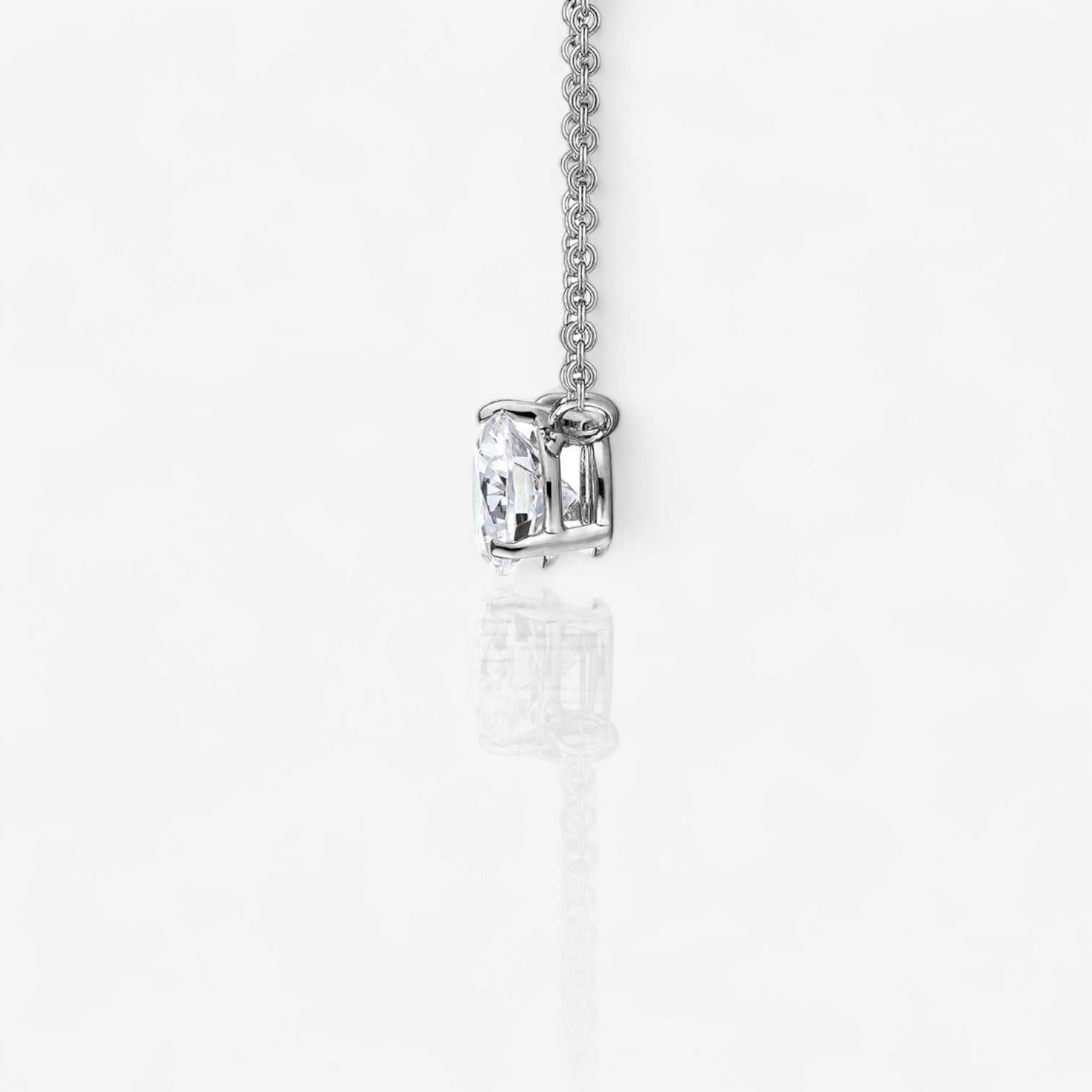 14kt White Gold/18kt White Gold/Platinum/0.25/0.50/0.75/ 1.00/1.50/2.00/2.50/side