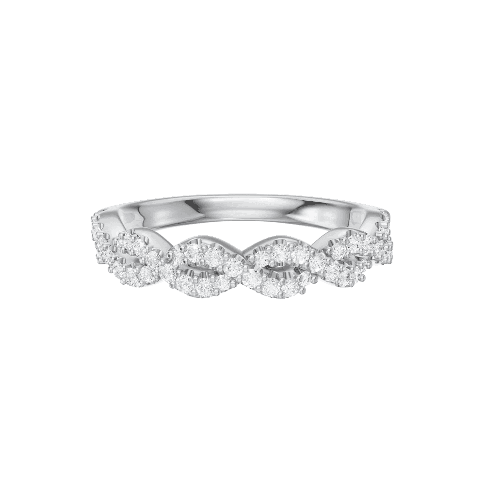 14kt white gold/18kt white gold/platinum/top
