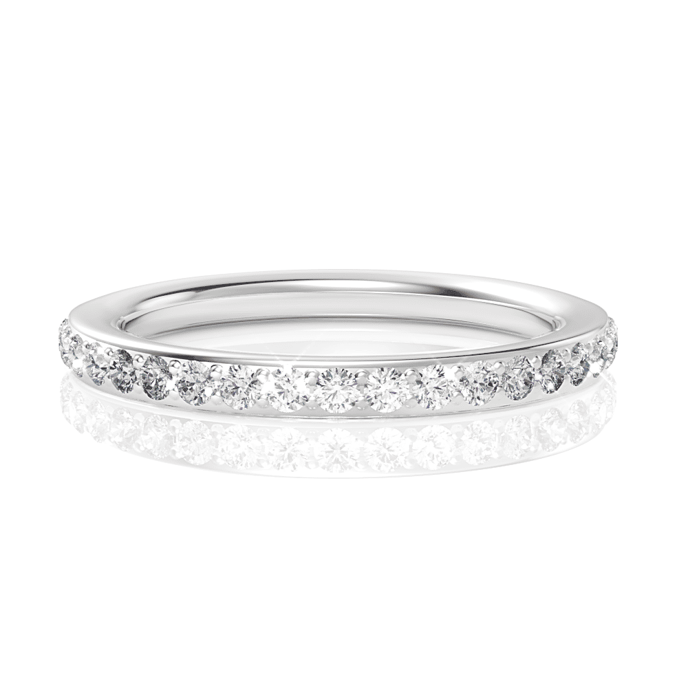 14kt white gold/18kt white gold/platinum/top