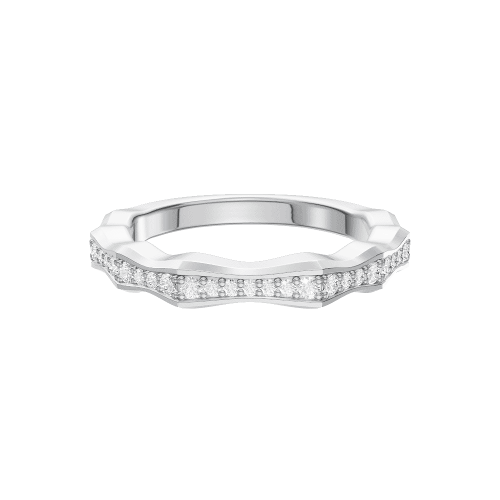 14kt white gold/18kt white gold/platinum/top