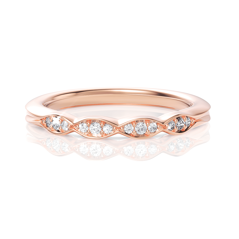 18kt rose gold/top