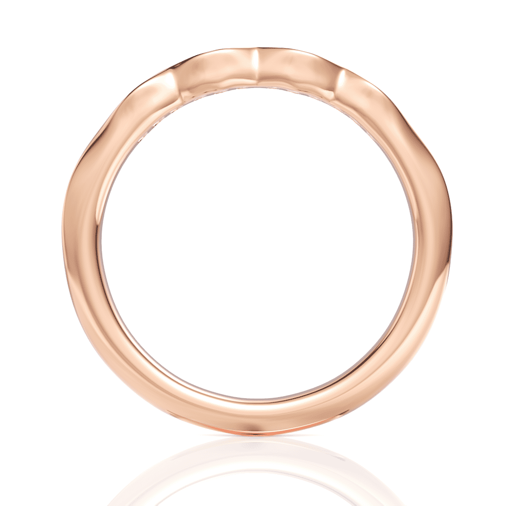 18kt rose gold/front