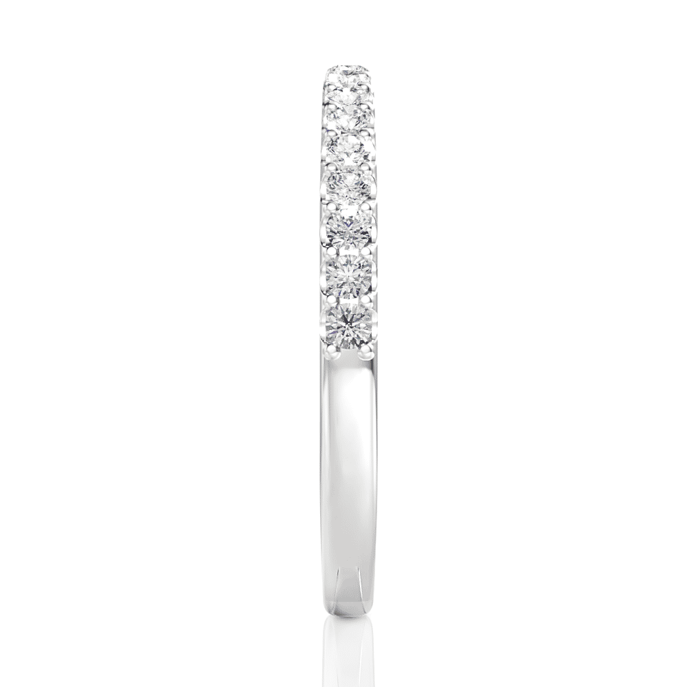 14kt white gold/ 18kt white gold/platinum/side